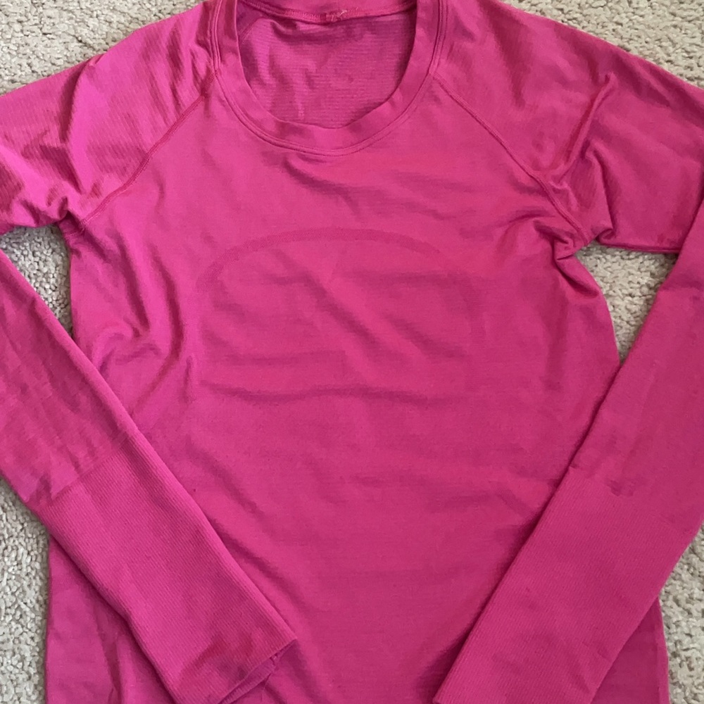 Lululemon sonic pink swiftly tech long sleeve